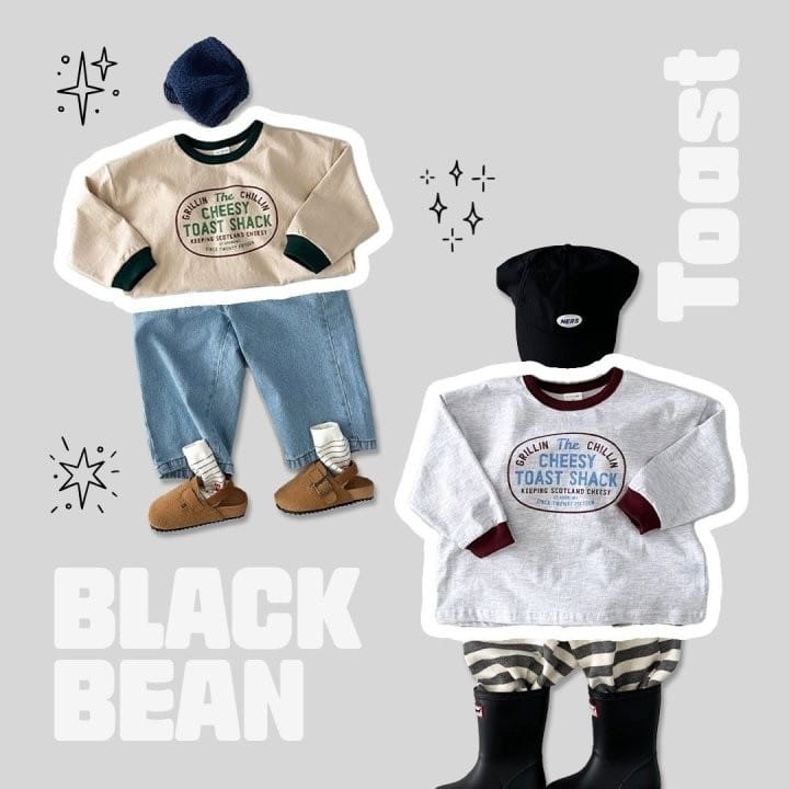 Black Bean - Korean Children Fashion - #childofig - Toast Tee