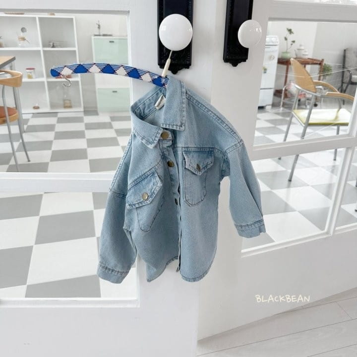 Black Bean - Korean Children Fashion - #discoveringself - Bang Denim Shirt - 7