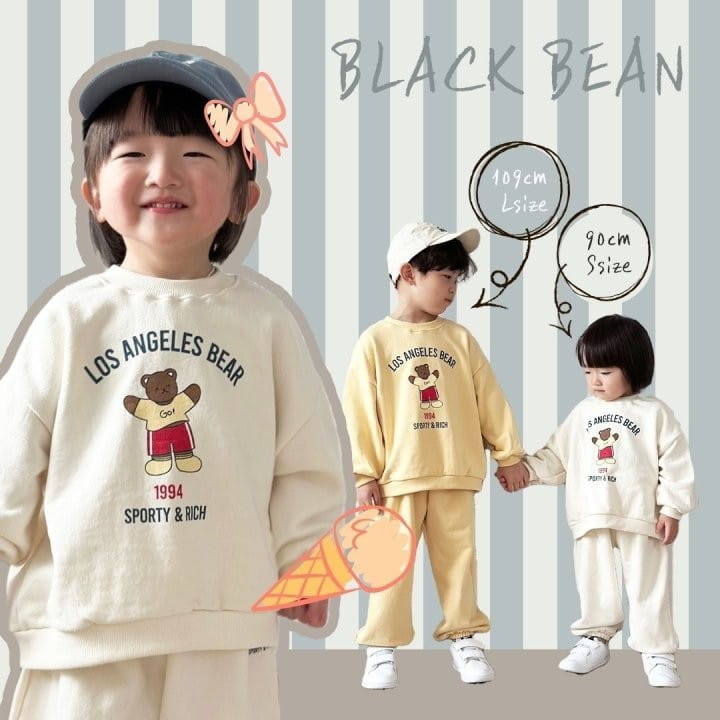 Black Bean - Korean Children Fashion - #kidsstore - Sporty Set - 4