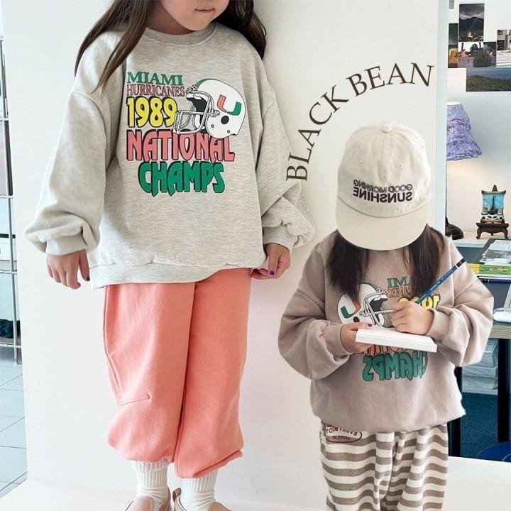 Black Bean - Korean Children Fashion - #littlefashionista - Rugby Sweatshirt - 2