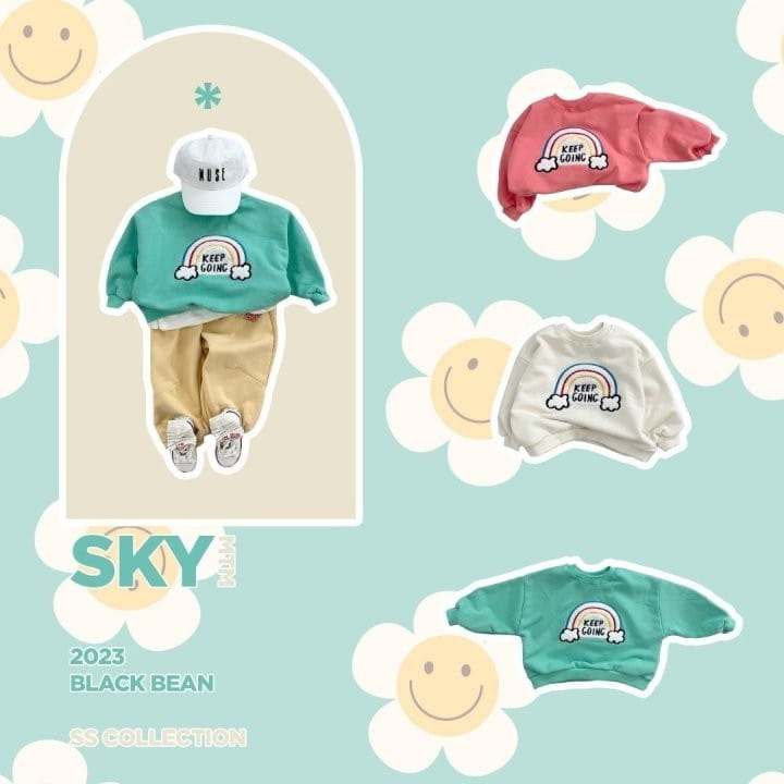 Black Bean - Korean Children Fashion - #magicofchildhood - Sky Sweatshirt