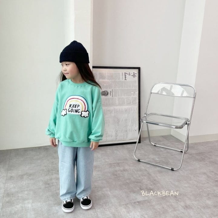 Black Bean - Korean Children Fashion - #minifashionista - Sky Sweatshirt - 2