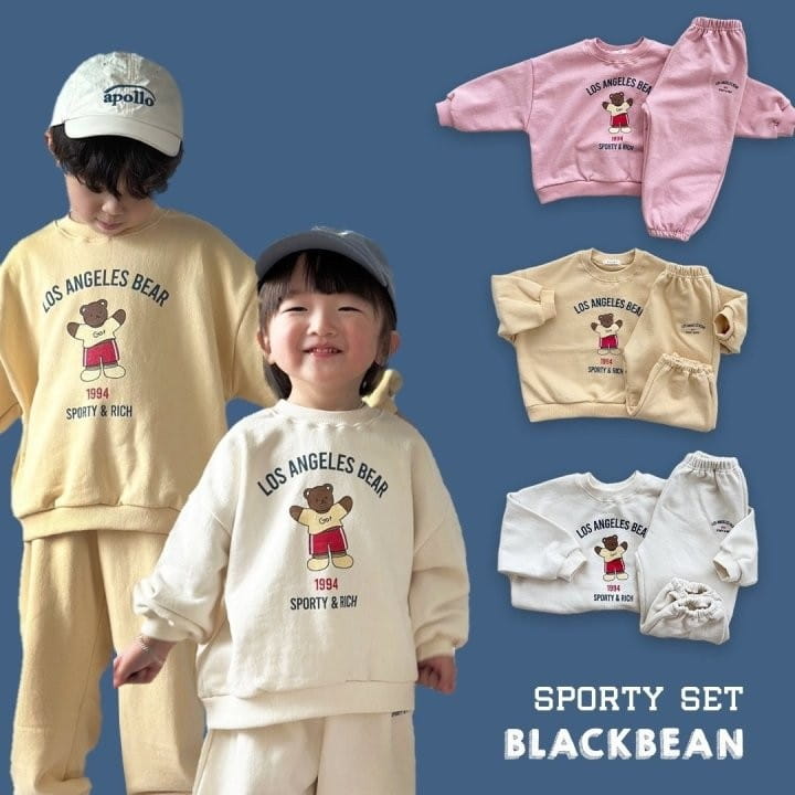 Black Bean - Korean Children Fashion - #minifashionista - Sporty Set - 8