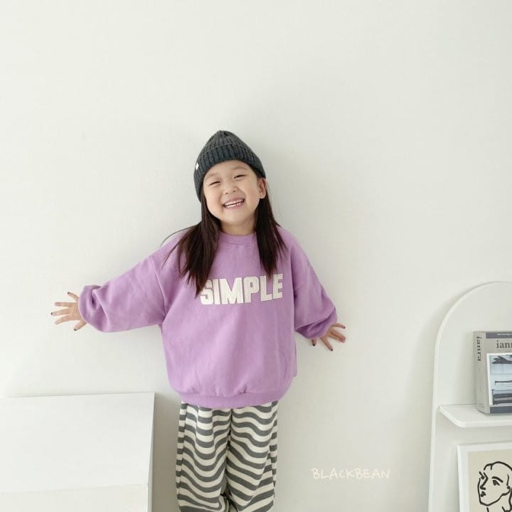 Black Bean - Korean Children Fashion - #stylishchildhood - Simple Sweatshirt - 12