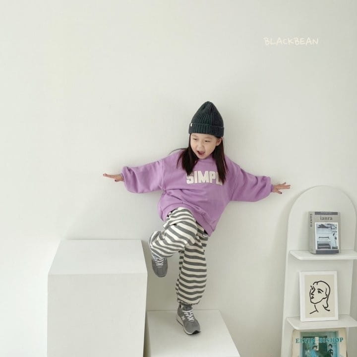 Black Bean - Korean Children Fashion - #todddlerfashion - Simple Sweatshirt - 10