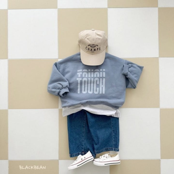 Black Bean - Korean Children Fashion - #todddlerfashion - Touch Sweatshirt - 8