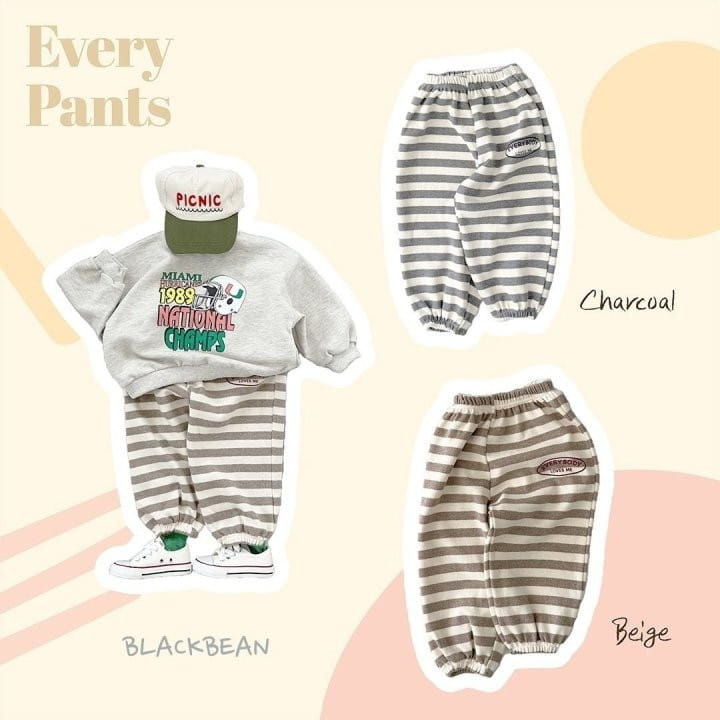 Black Bean - Korean Children Fashion - #todddlerfashion - Every Pants