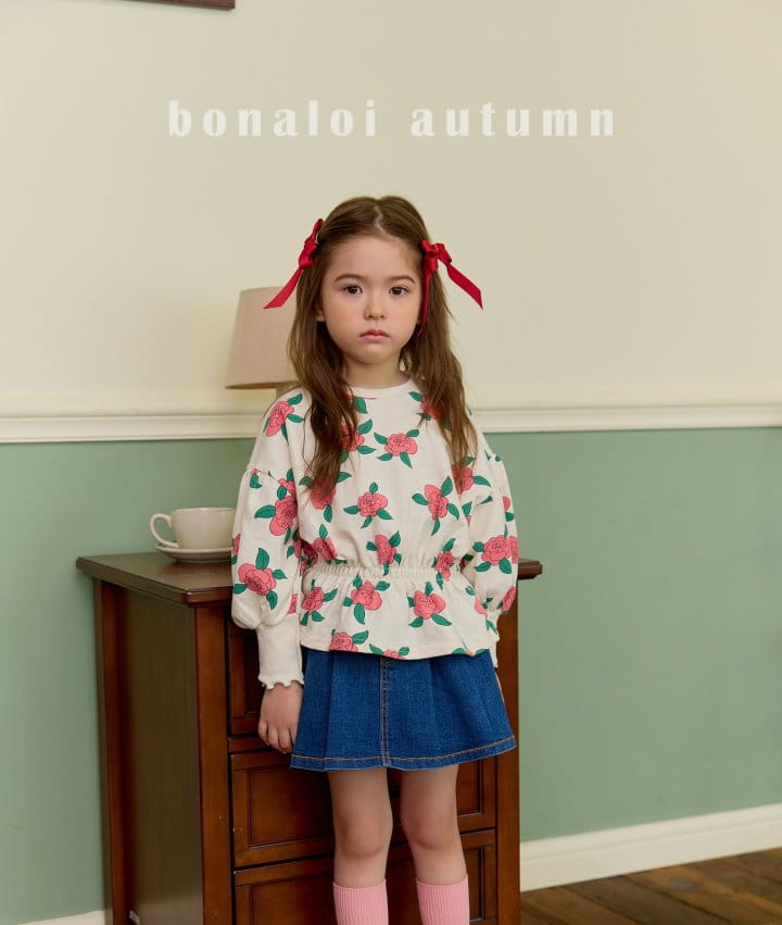 Bonaloi - Korean Children Fashion - #Kfashion4kids - Mini Rose Tee - 8