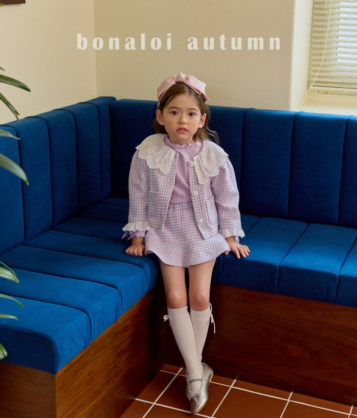 Bonaloi - Korean Children Fashion - #childofig - C Queen Lace Jacket - 4