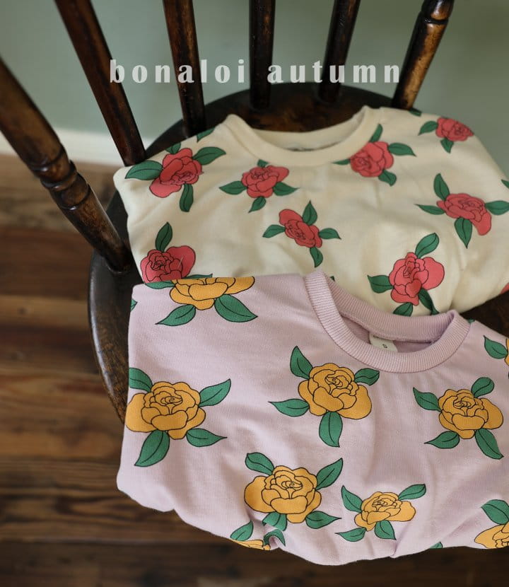 Bonaloi - Korean Children Fashion - #childrensboutique - Mini Rose Tee