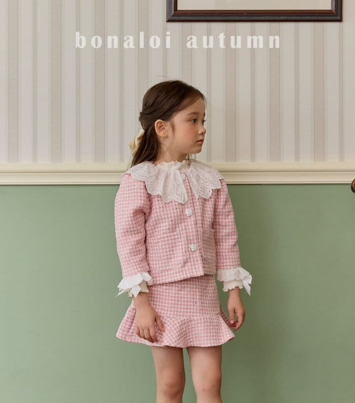 Bonaloi - Korean Children Fashion - #kidzfashiontrend - C Queen Lace Jacket - 10