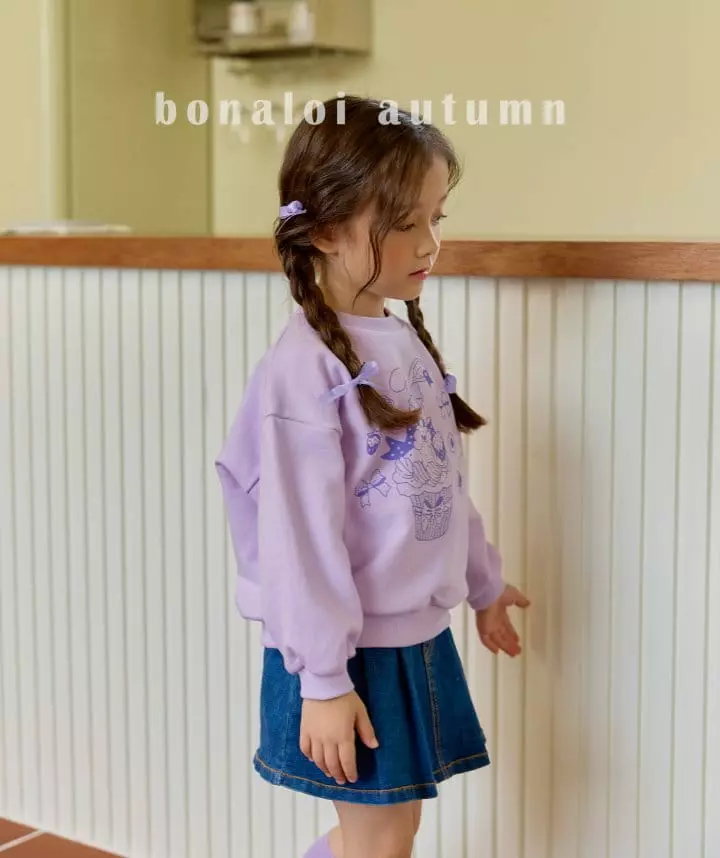 Bonaloi - Korean Children Fashion - #littlefashionista - Cup Cake Sweatshirt - 5