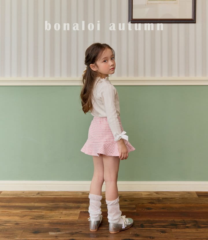 Bonaloi - Korean Children Fashion - #minifashionista - Jaquard Tee - 5