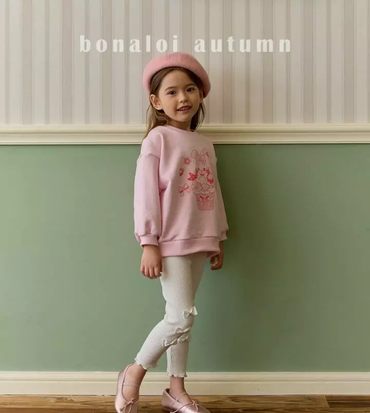 Bonaloi - Korean Children Fashion - #prettylittlegirls - Cup Cake Sweatshirt - 8