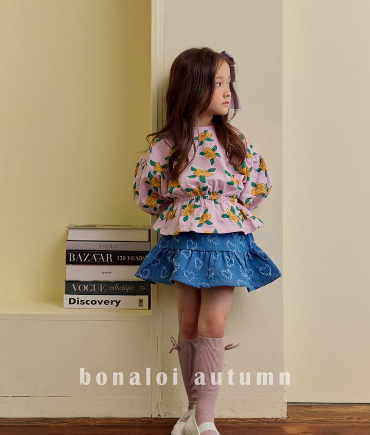 Bonaloi - Korean Children Fashion - #todddlerfashion - Denim Skirt - 8