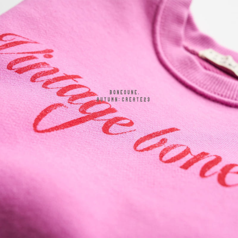 Boneoune - Korean Children Fashion - #stylishchildhood - Vintage Sweatshirt - 4