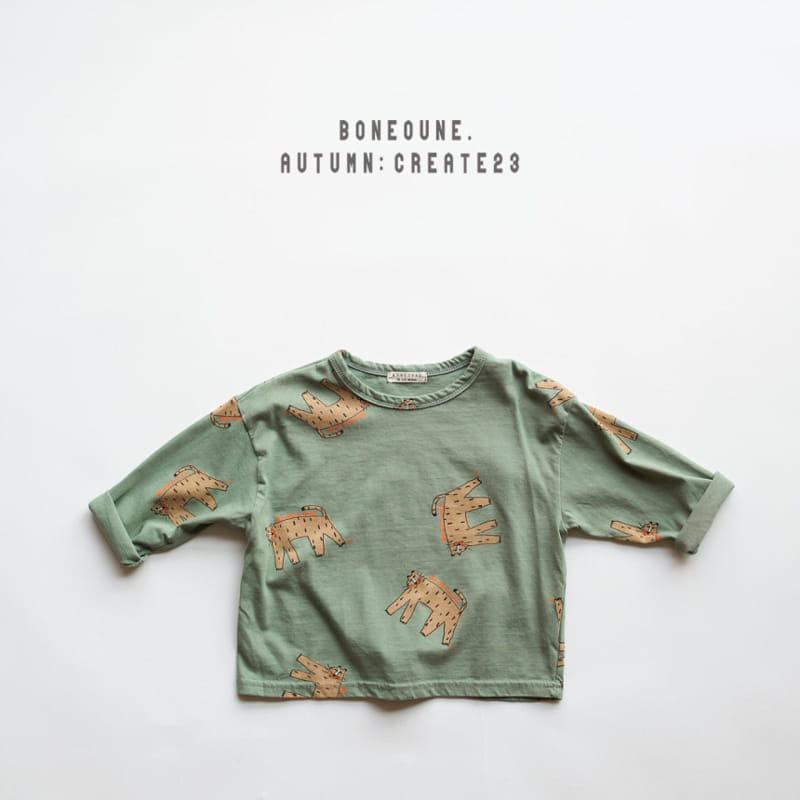 Boneoune - Korean Children Fashion - #childrensboutique - Smile Cheetah Tee - 2