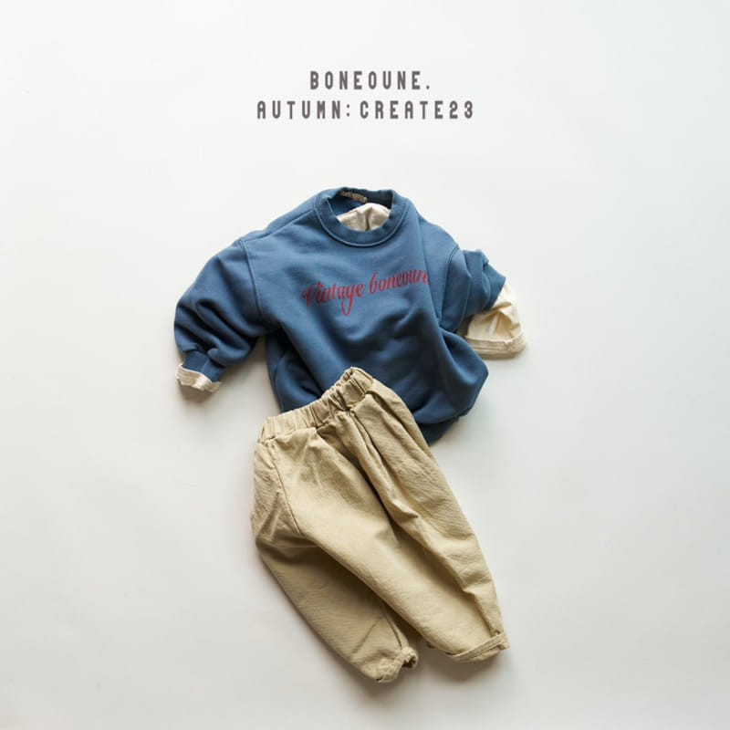 Boneoune - Korean Children Fashion - #discoveringself - Vintage Sweatshirt - 7