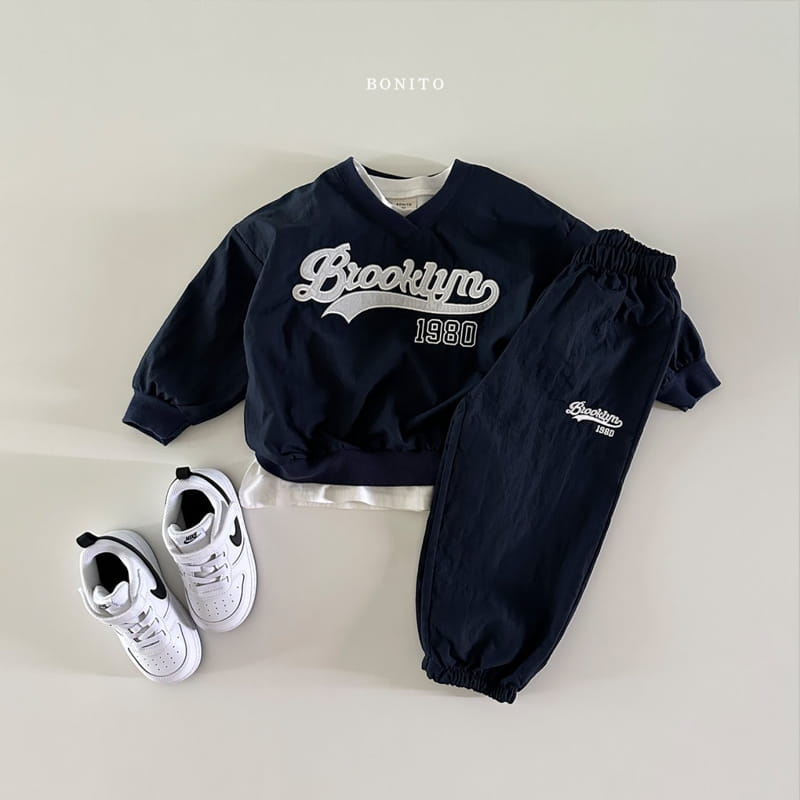 Bonito - Korean Baby Fashion - #babyboutique - Basrak Brooklyn V Sweatshirt - 7