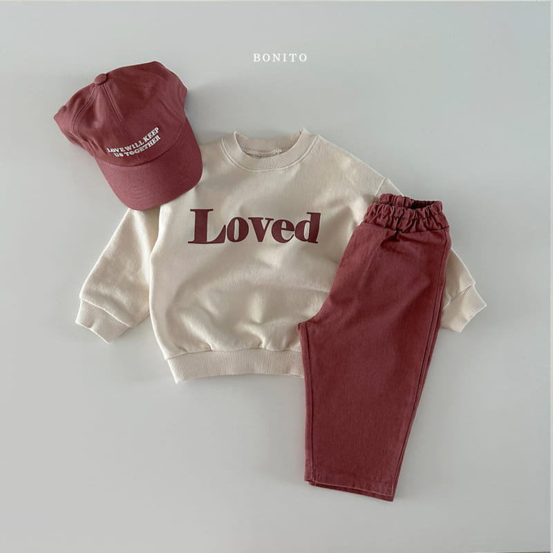 Bonito - Korean Baby Fashion - #babyboutique - Loved Sweatshirt - 6