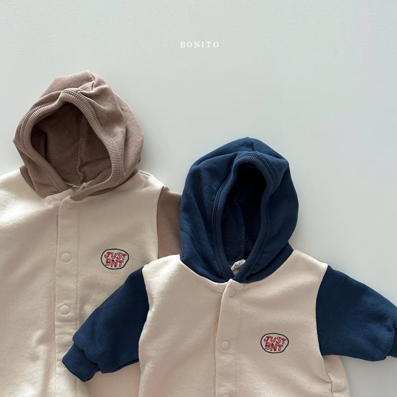 Bonito - Korean Baby Fashion - #babyboutiqueclothing - Just Color Hoody Bodysuit - 3