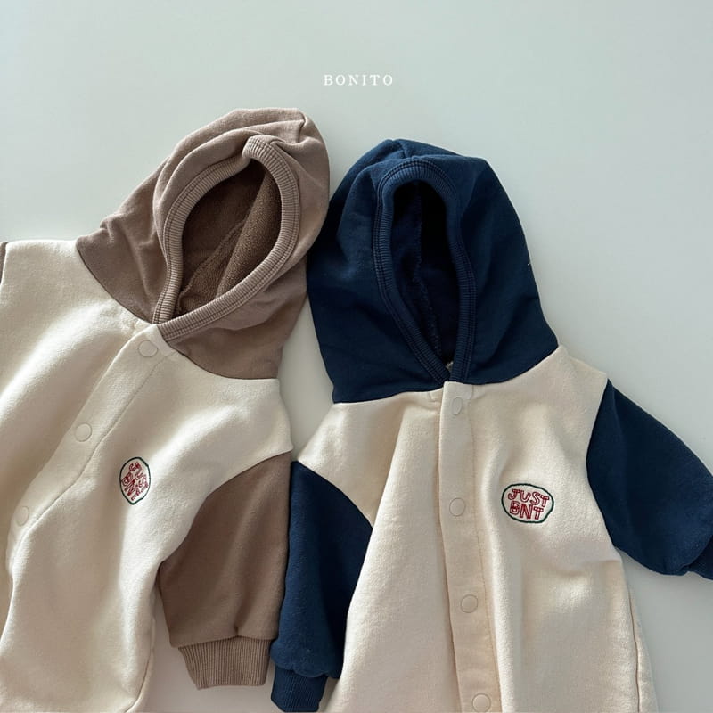 Bonito - Korean Baby Fashion - #babyboutiqueclothing - Just Color Hoody Bodysuit - 4