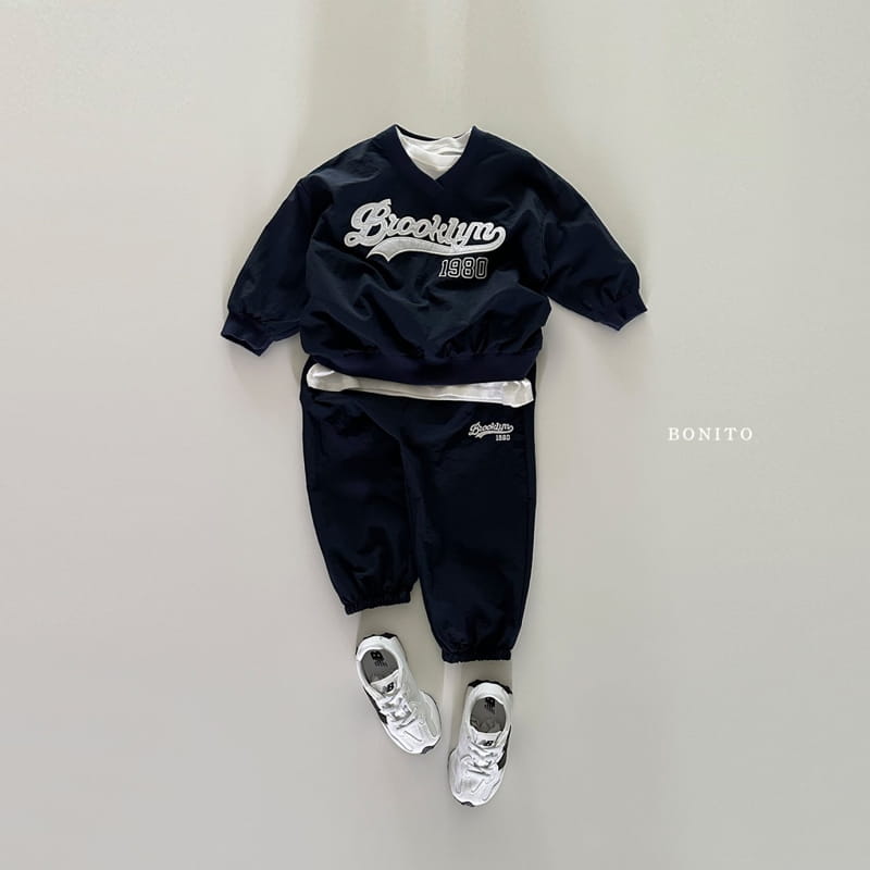 Bonito - Korean Baby Fashion - #babyclothing - Basrak Brooklyn V Sweatshirt - 9