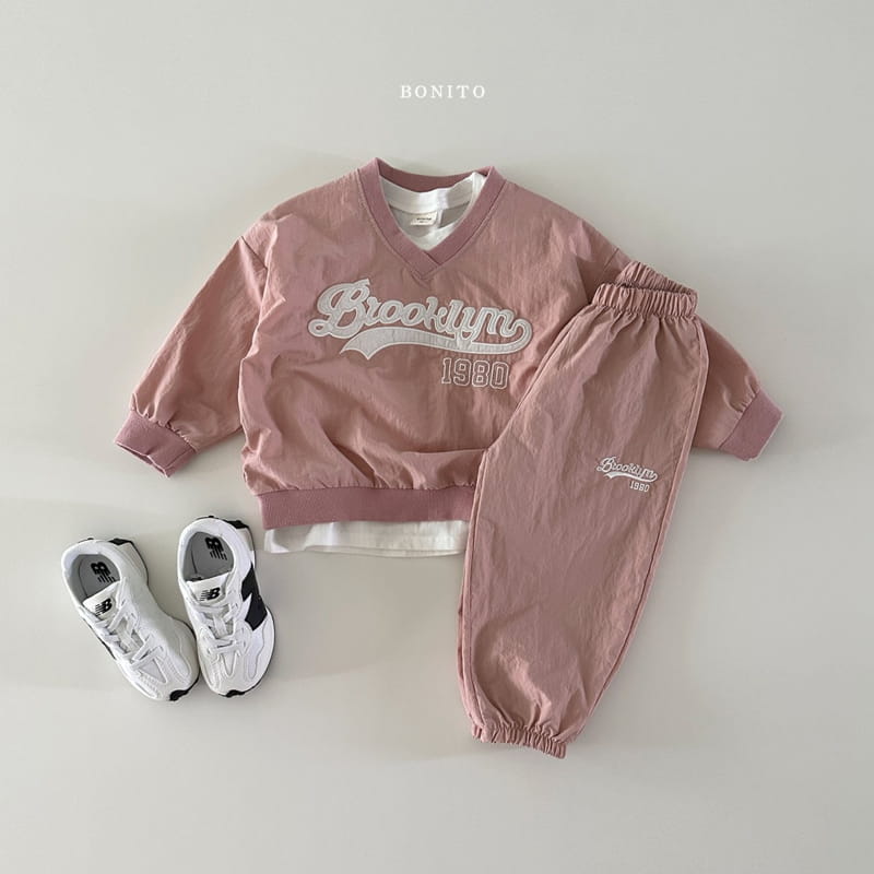 Bonito - Korean Baby Fashion - #babyfashion - Basrak Brooklyn V Sweatshirt - 10