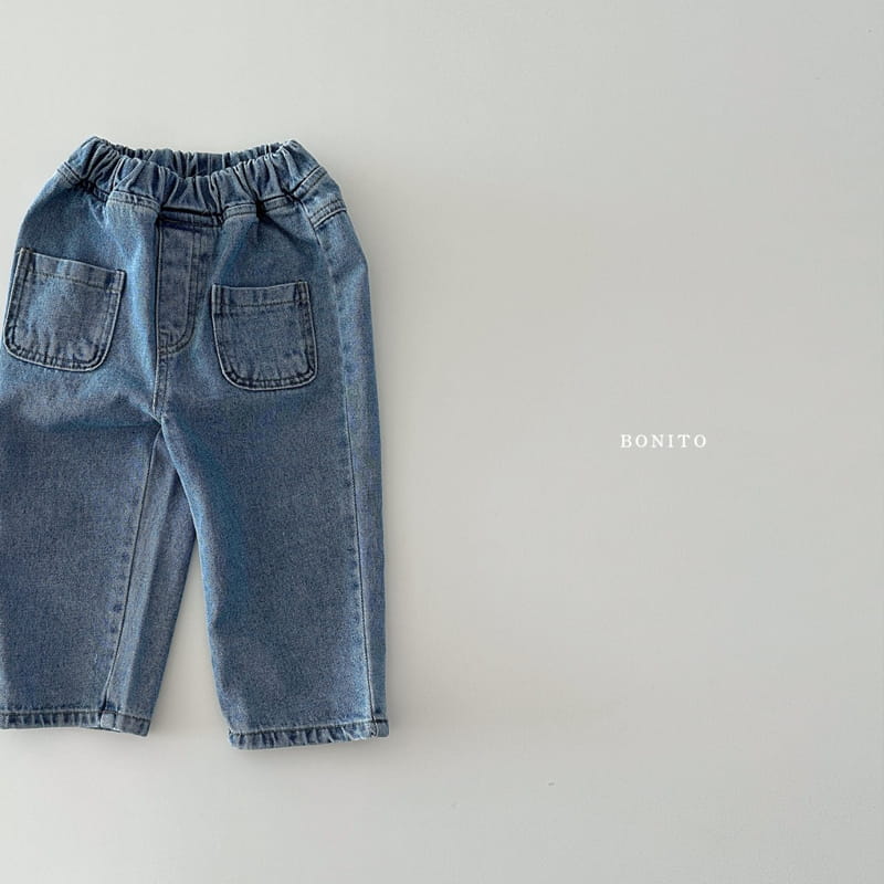 Bonito - Korean Baby Fashion - #babyfashion - Pocket Jeans