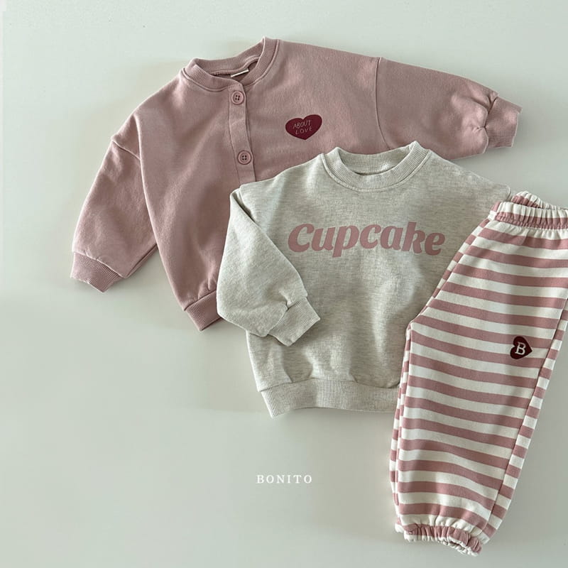 Bonito - Korean Baby Fashion - #babyfever - Cup Cake Sweatshirt - 9