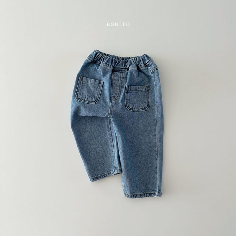 Bonito - Korean Baby Fashion - #babyfever - Pocket Jeans - 2