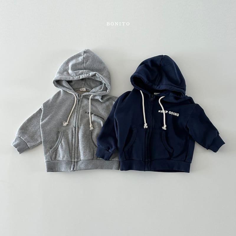 Bonito - Korean Baby Fashion - #babyfever - Keep Going Hoody Zip-up