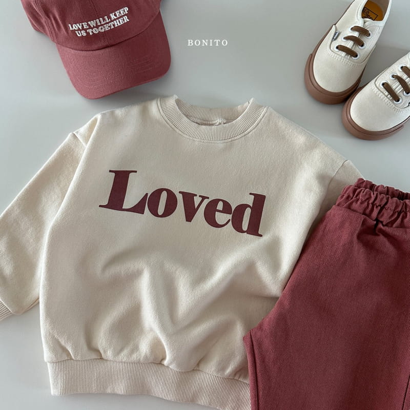 Bonito - Korean Baby Fashion - #babyfever - Loved Sweatshirt - 10