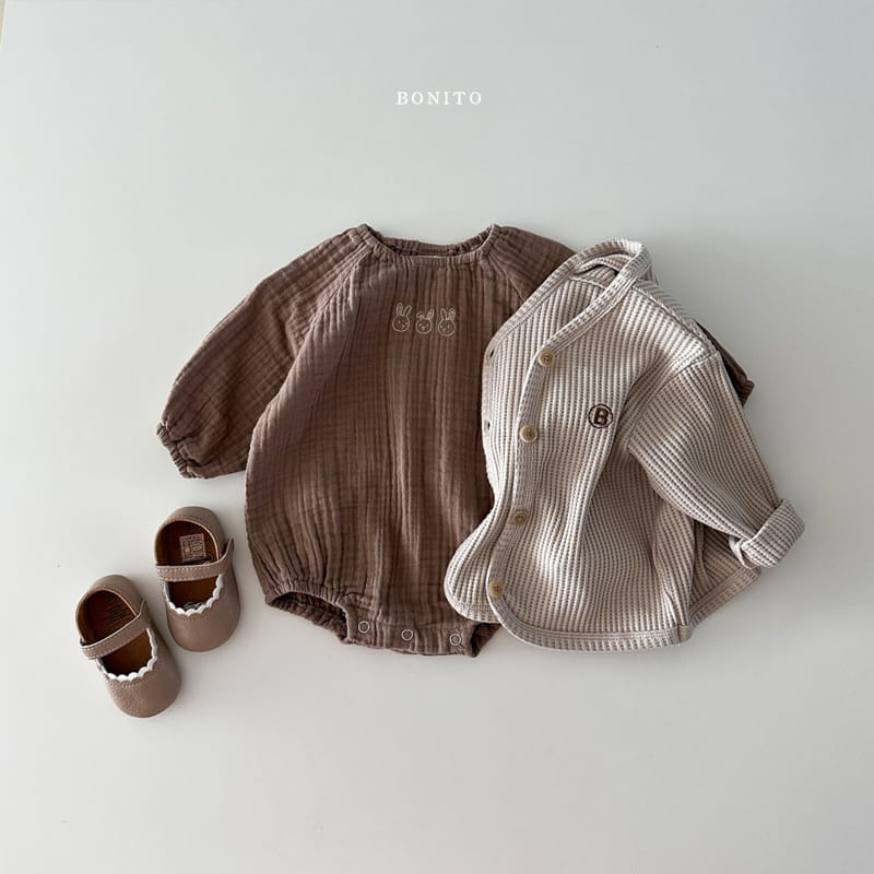 Bonito - Korean Baby Fashion - #babygirlfashion - Rabbit Bodysuit - 10