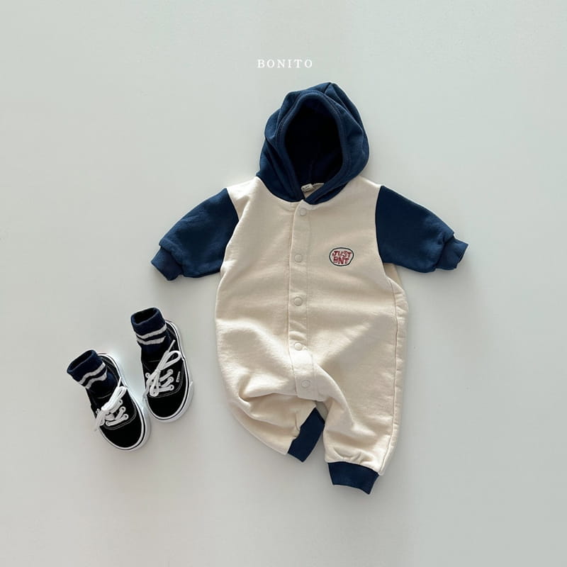 Bonito - Korean Baby Fashion - #babygirlfashion - Just Color Hoody Bodysuit - 7