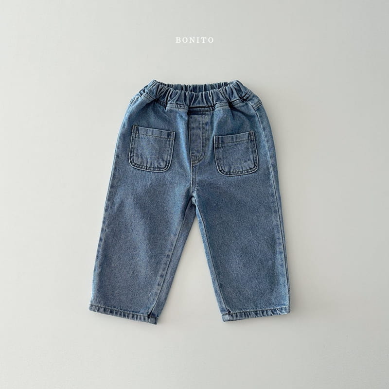 Bonito - Korean Baby Fashion - #babygirlfashion - Pocket Jeans - 3