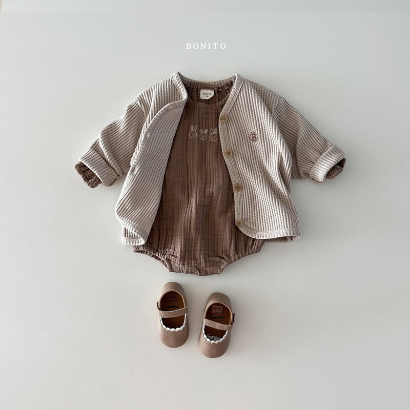 Bonito - Korean Baby Fashion - #babylifestyle - Rabbit Bodysuit - 11