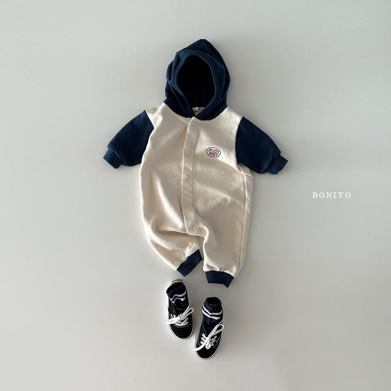 Bonito - Korean Baby Fashion - #babylifestyle - Just Color Hoody Bodysuit - 8