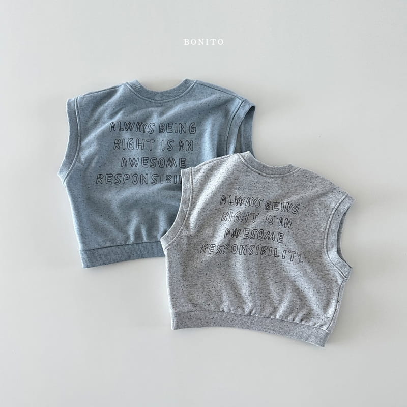 Bonito - Korean Baby Fashion - #babyoninstagram - Quaint Vest Top Bottom Set - 2