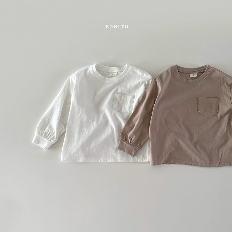 Bonito - Korean Baby Fashion - #babyoninstagram - Piping Pocket Tee