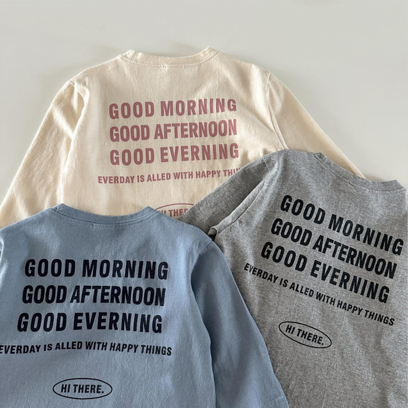 Bonito - Korean Baby Fashion - #babyootd - Good Morning Tee - 4