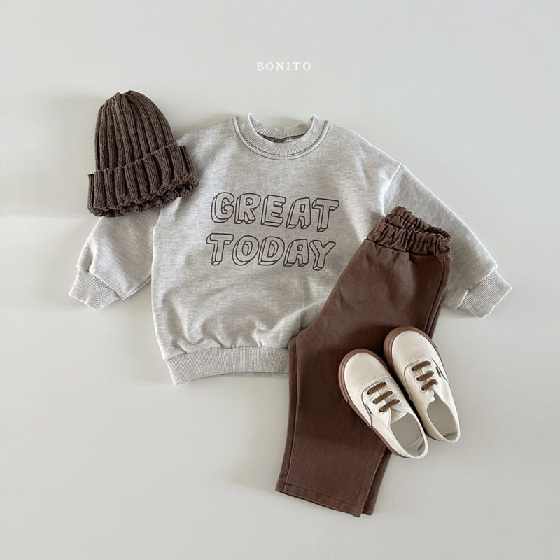 Bonito - Korean Baby Fashion - #babyoutfit - Great Sweatshirt - 12