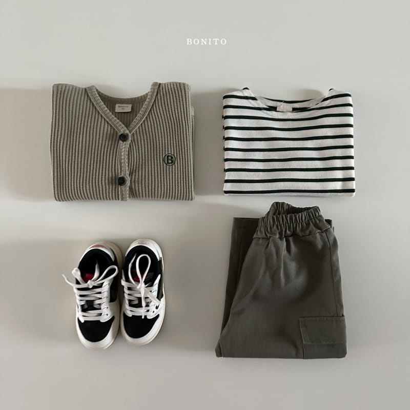 Bonito - Korean Baby Fashion - #babyoutfit - Stripes TEe - 7