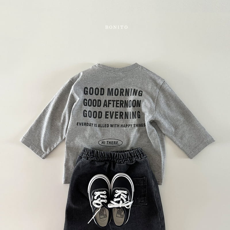 Bonito - Korean Baby Fashion - #onlinebabyboutique - Good Morning Tee - 7