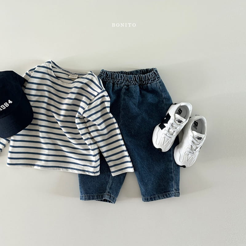 Bonito - Korean Baby Fashion - #onlinebabyshop - Stripes TEe - 10