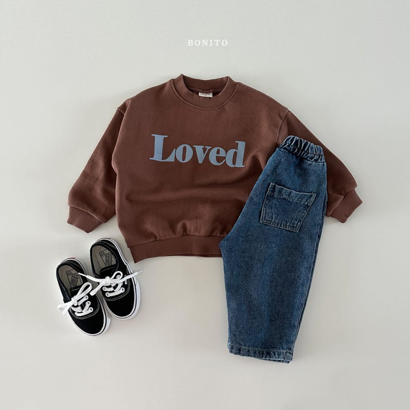 Bonito - Korean Baby Fashion - #onlinebabyboutique - Loved Sweatshirt - 4