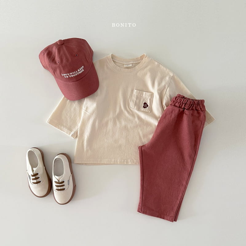 Bonito - Korean Baby Fashion - #smilingbaby - Loose B Pocket Tee - 7