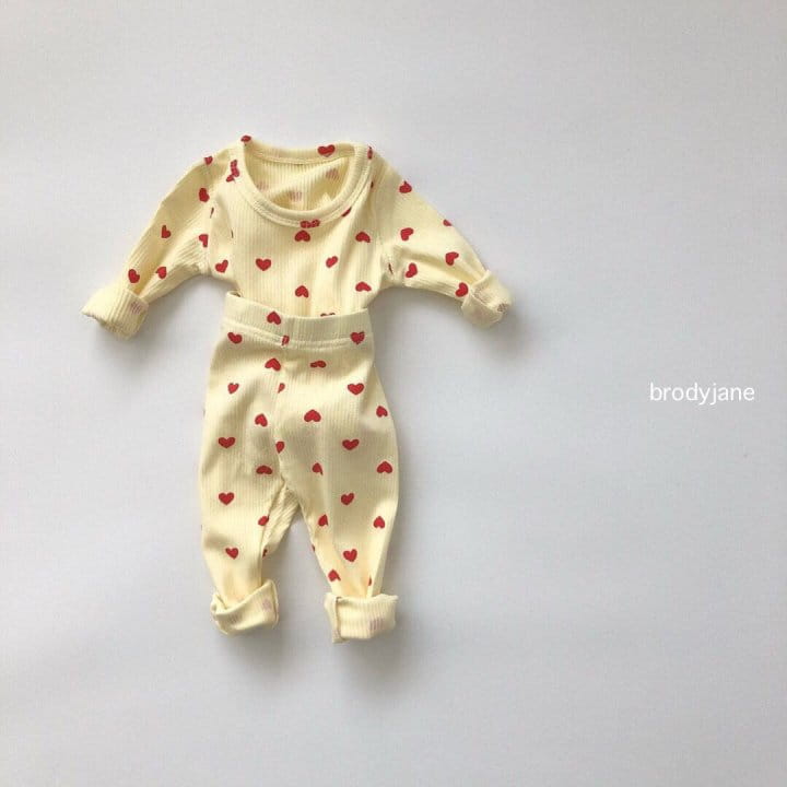 Brody Jane - Korean Children Fashion - #childofig - Heart Rib Pajama - 5