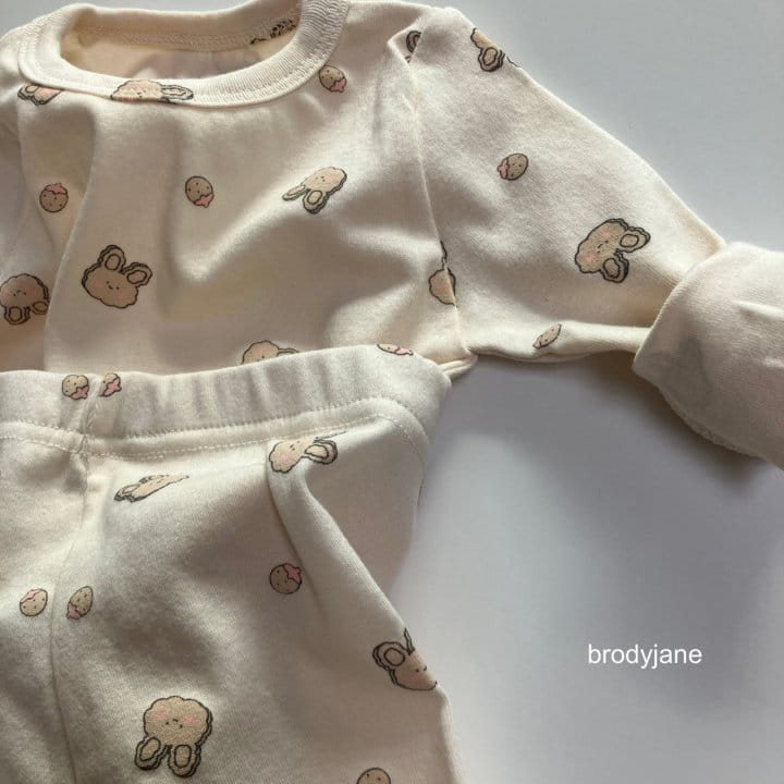 Brody Jane - Korean Children Fashion - #childrensboutique - Cookie Rabbit Pajama - 4