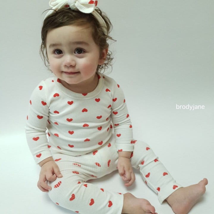 Brody Jane - Korean Children Fashion - #fashionkids - Heart Rib Pajama - 10